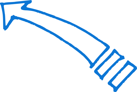 Werbefotografie 11 Pfeil oben blau